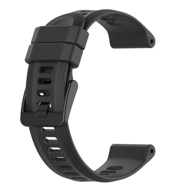 Klokkebånd silikon   Garmin Forerunner 265 / 965 Sort