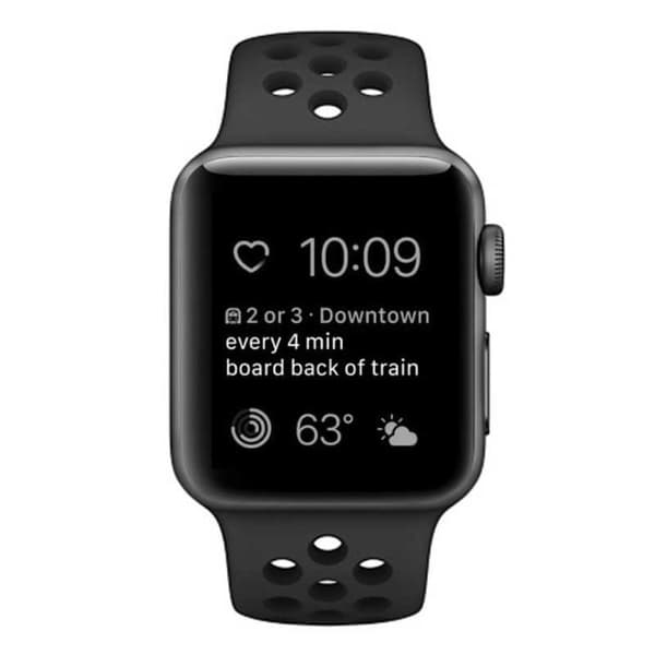 Apple Watch 38/40/41mm Sportarmband Runnr Svart/Svart