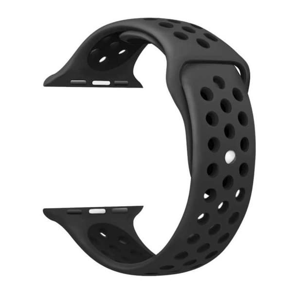 Apple Watch 38/40/41mm Sportarmband Runnr Svart/Svart
