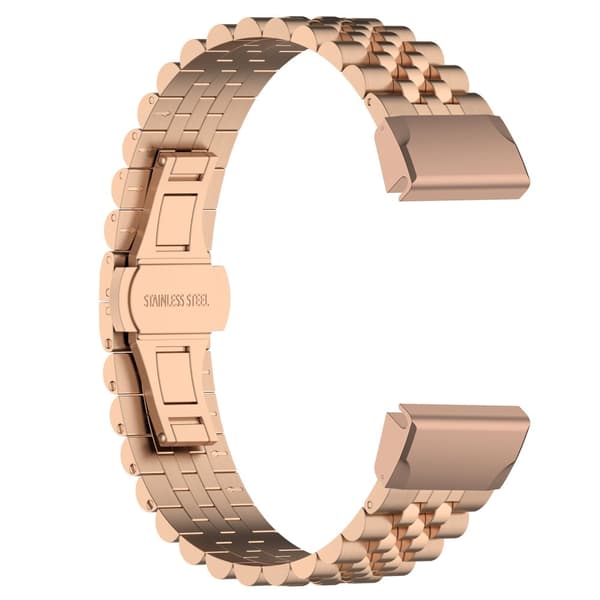 Klokkebånd i rustfritt stål   Garmin Fenix 6X GPS/6X Pro/6X Sapphire GPS/5X Sapphire/5X GPS/5X Plus/3/3 HR/3 Sapphire/D2 Bravo/Quaitx 3/Tactix Bravo/D
