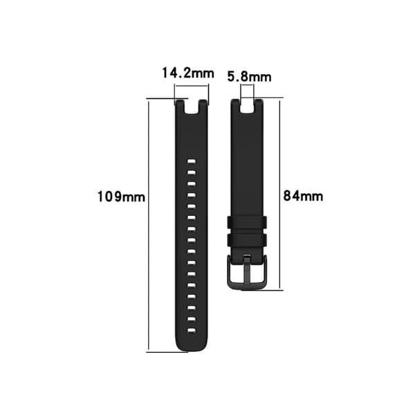 Silikonarmband till Garmin Lily - Svart