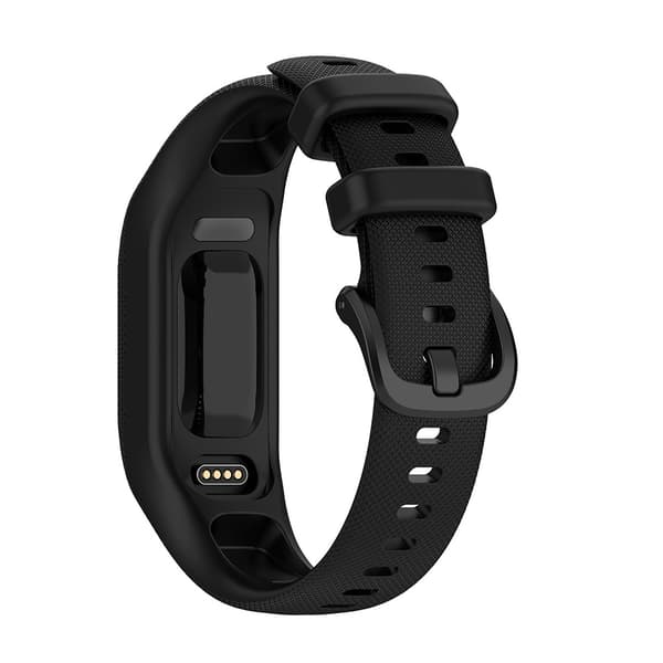 Silikoniranneke Garmin Vivosmart 5:lle - musta, koko M