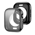 Miniatyrbillede 1 af 2: Smart urkasse med skærmbeskytter Sort  Apple Watch 7 / 8 44 mm