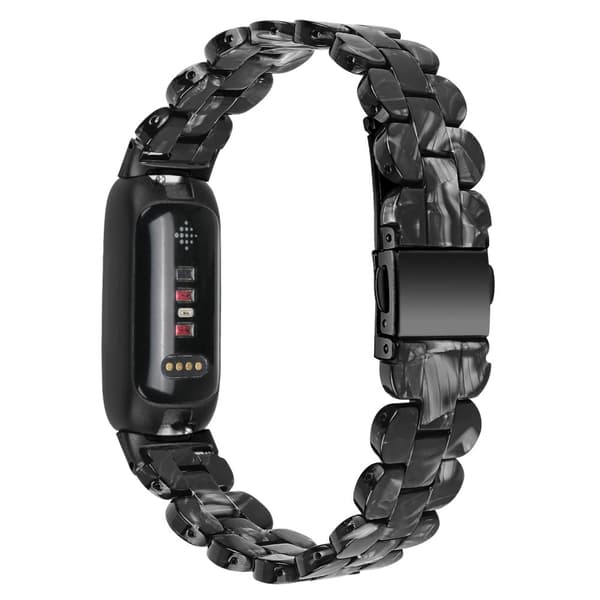 Klokkebånd harpiks / rustfritt stål   Fitbit Inspire 1 / 2 / 3 / HR