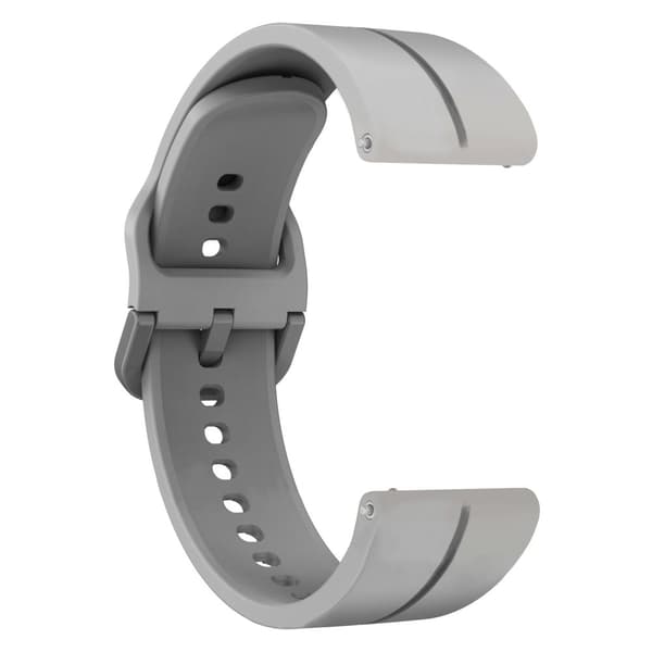 Klokkebånd silikon   Samsung, Huawei, Garmin, Huami GTR Mini Lysegrå
