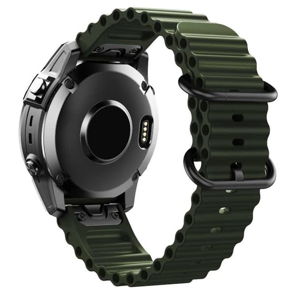 Ocean klockarmband Garmin Fenix 7X - Army