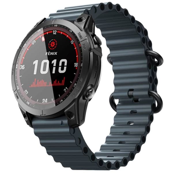 Ocean klokkereim Garmin Fenix 7X - Midnightblue