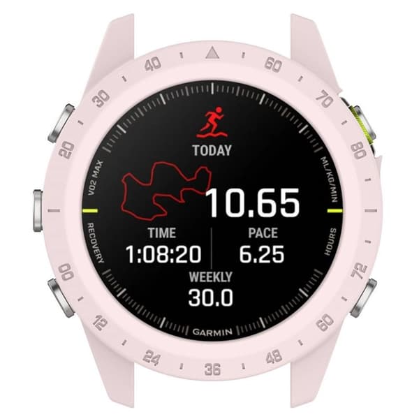 Armour Silikonikuori Garmin MARQ Captain (Gen2) - Vaaleapinkki