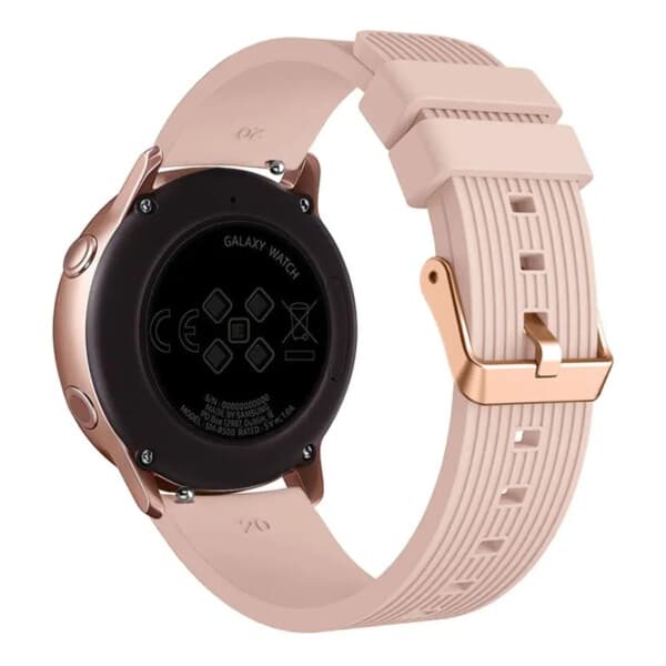 Galaxy Watch Armband 20mm 4/5 40/42/44/45/46mm Beige Guld