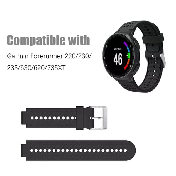 INF Armbånd Garmin Forerunner 220/230/235/630/620/735XT, Garmin Approach S20/S5/ S6