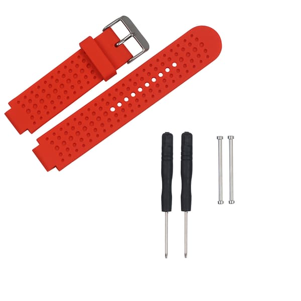 INF Armbånd Garmin Forerunner 220/230/235/630/620/735XT, Garmin Approach S20/S5/ S6 Rød