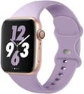 Miniatyrbild 1 av 5: Apple Watch kompatibelt Armband Silikon LILA 42/44/45/49 mm