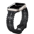 Miniatyrbild 1 av 2: Apple Watch kompatibelt Armband SPETS NY SVART 42/44/45/49mm