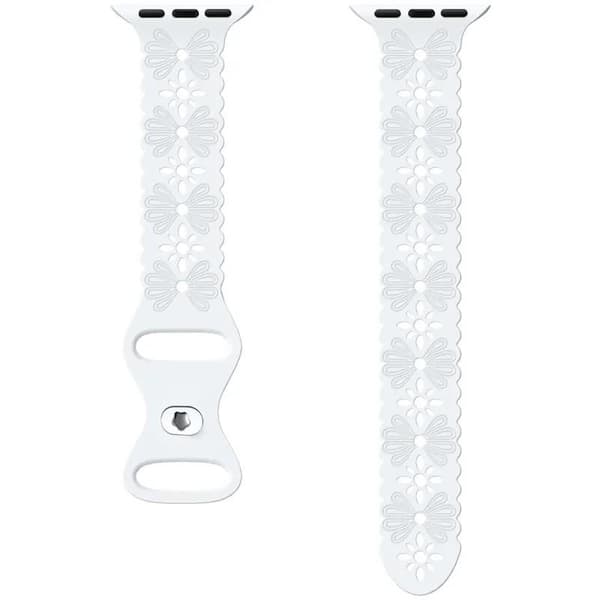 Apple Watch kompatibelt Armband SPETS NY VIT 42/44/45/49mm