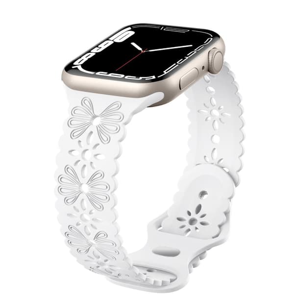 Apple Watch kompatibelt Armband SPETS NY VIT 42/44/45/49mm