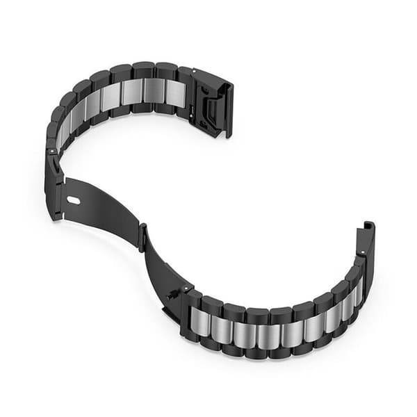 Rustfri stål urlænke Garmin MARQ Golfer (Gen2) - Sort/sølv