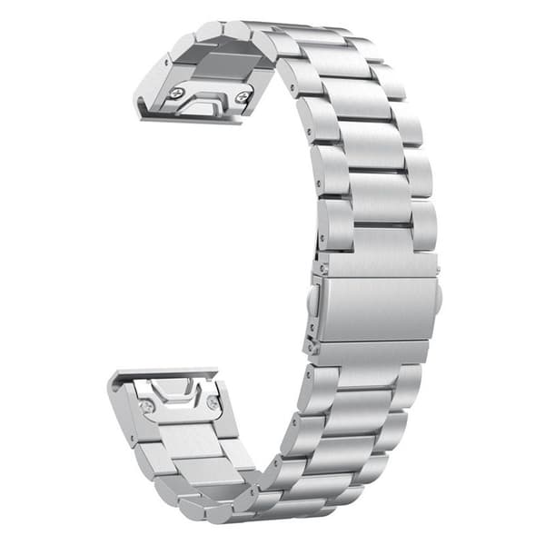 Rustfritt stål armbånd Garmin MARQ Captain (Gen2) - Sølv