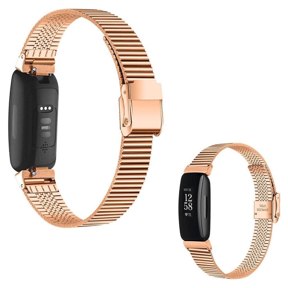 21.00 SEK Fitbit Rose stylish Inspire stainless strap Gold