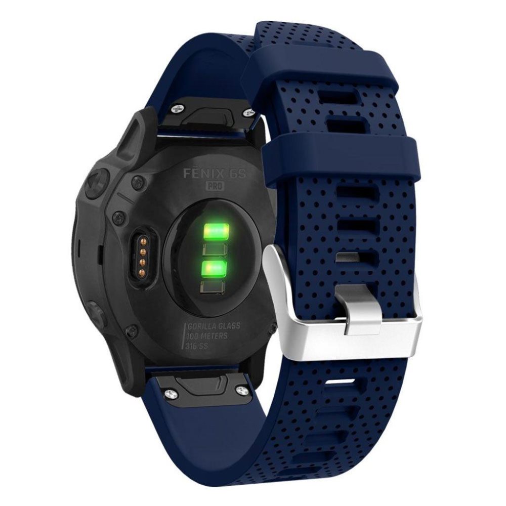 12.50 SEK watch 6S silicone Fenix Garmin band Blue Dark