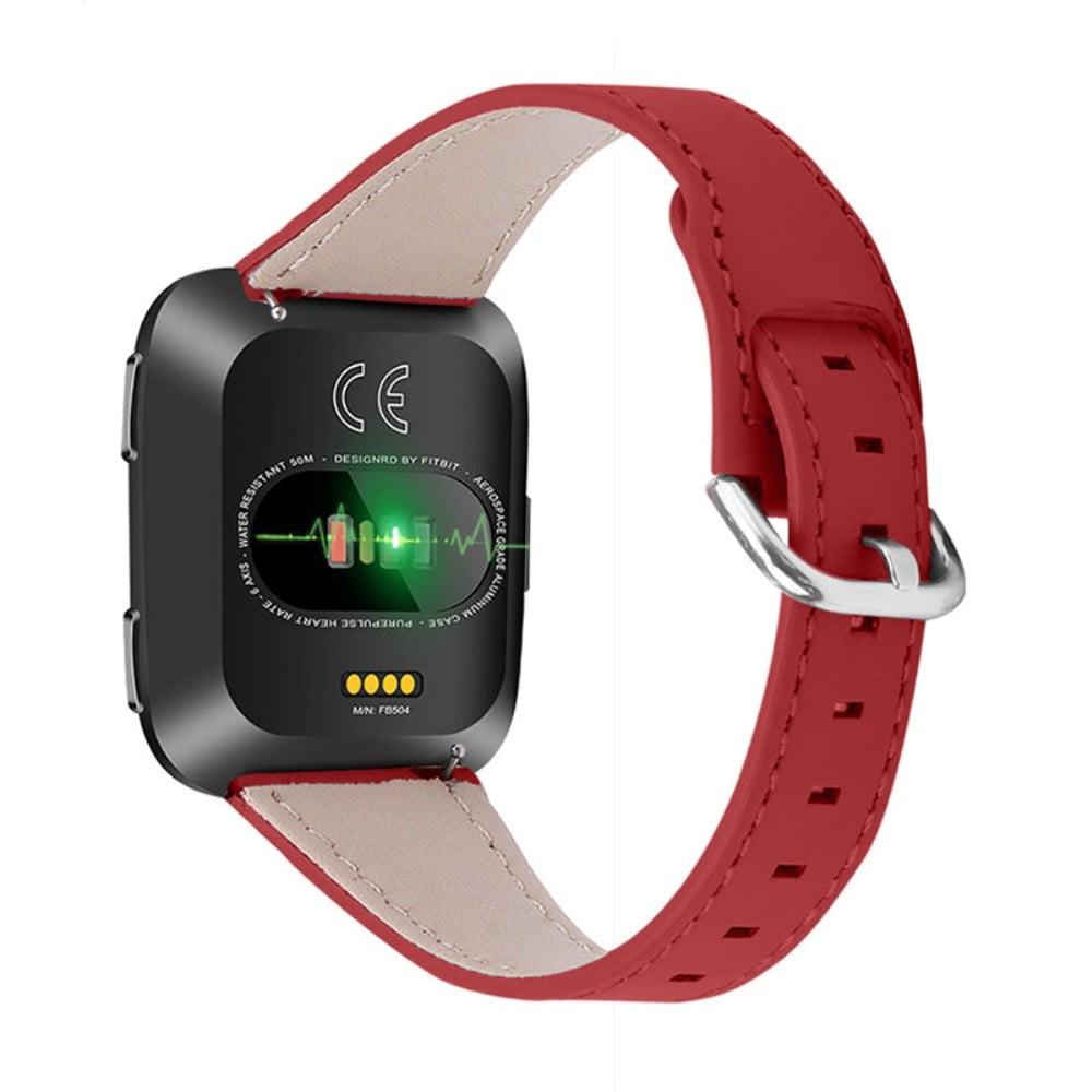 19.50 SEK watch 2 genuine cowhide Lite Red strap Versa