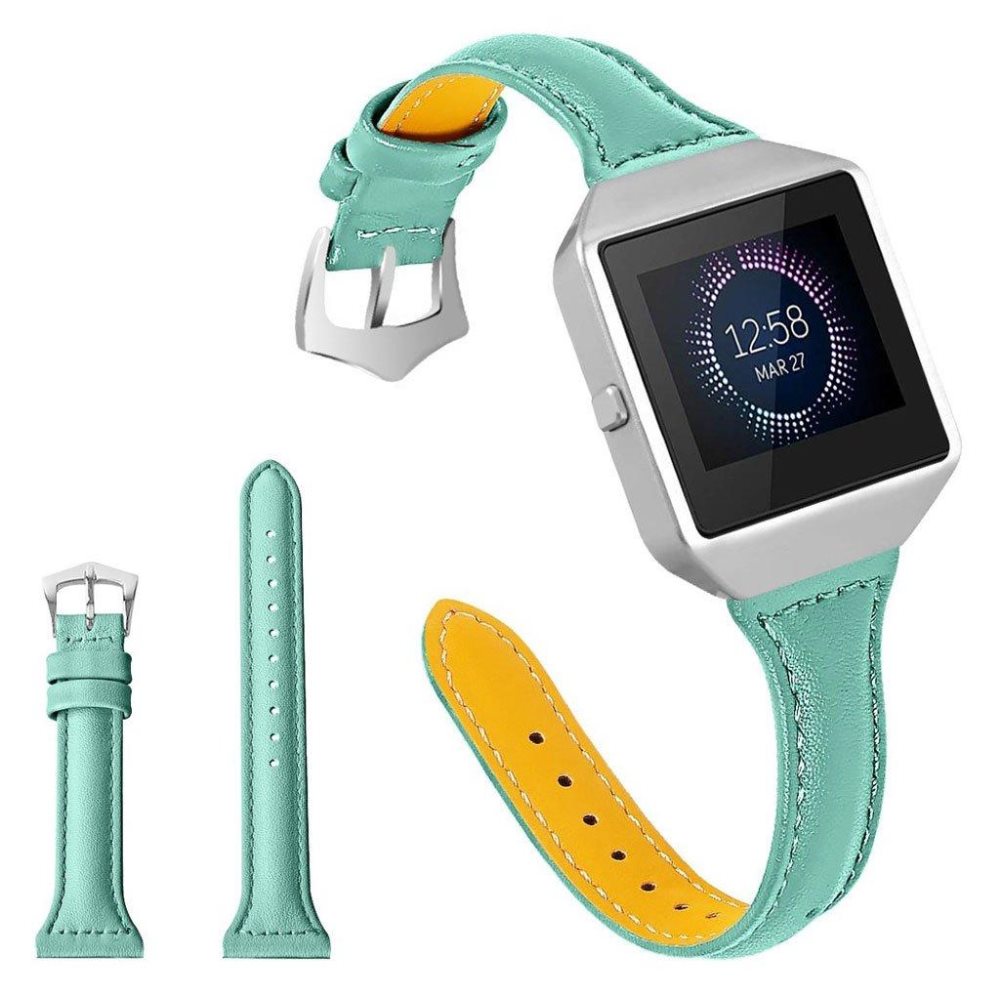 Fitbit blaze hotsell leather strap