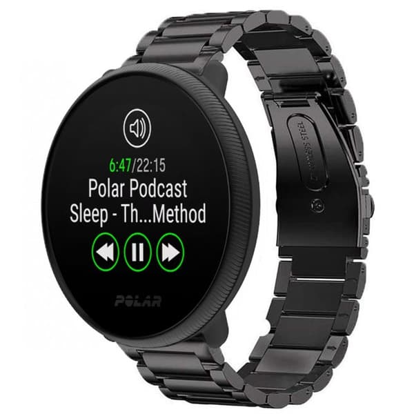 Armbånd Rustfrit stål Polar Ignite 3 - Sort