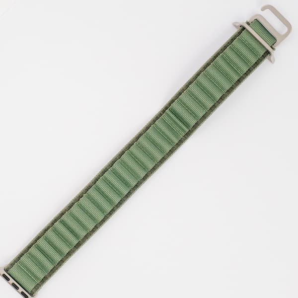 Nylonband - Mili - Green till Apple Watch