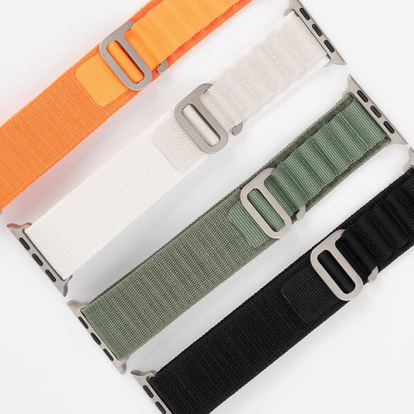 Nylonband - Mili - Green till Apple Watch