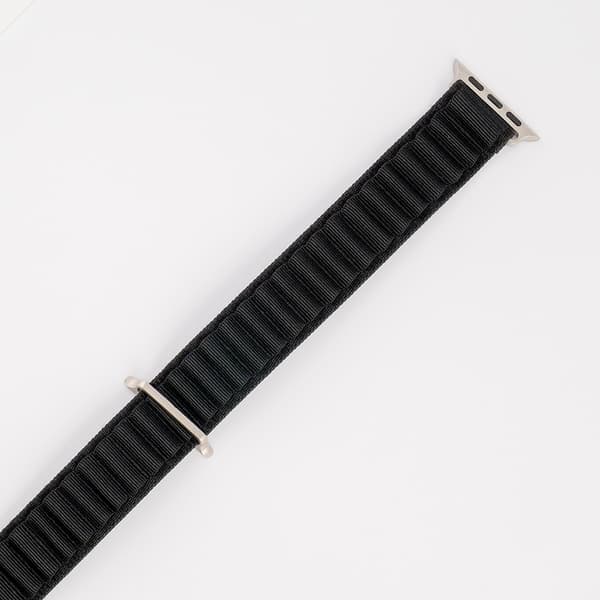 Nylonband - Mili - Black till Apple Watch