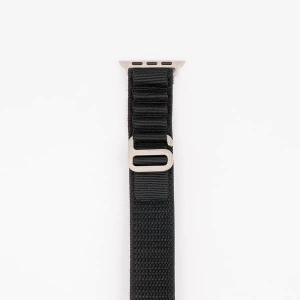 Nylonband - Mili - Black till Apple Watch Svart Apple Watch 42-45mm