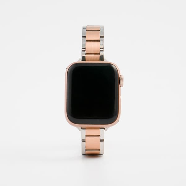 Stålband - Lux Petite - Silver/Rosé "Rosé"
"Silver" Till Apple Watch 42-45mm