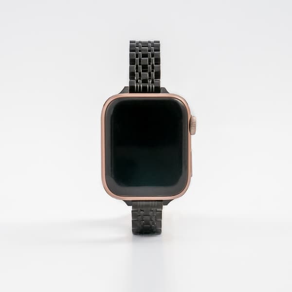 Stålband - Petite - Svart Svart Till Apple Watch 42-45mm