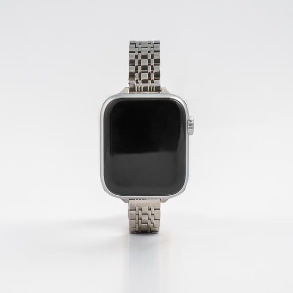 Stålband - Petite - Silver Silver Till Apple Watch 42-45mm