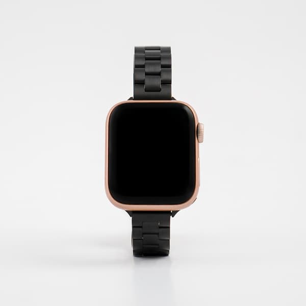 Stålband - Royal Petite - Black Svart Till Apple Watch 42-45mm