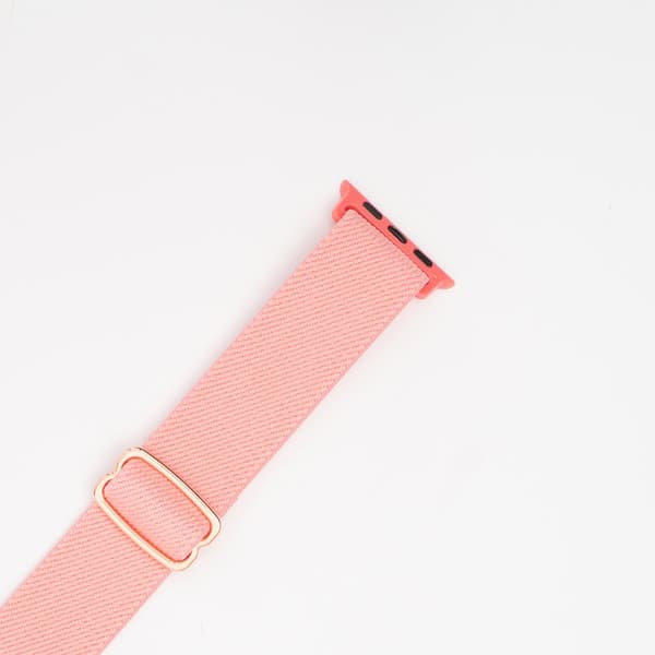 Nylonband - Pale Pink till Apple Watch Rosa Apple Watch 42-45mm