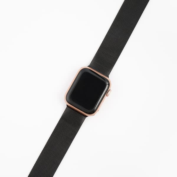 Meshband till Apple Watch - Black Svart Apple Watch 42-45mm