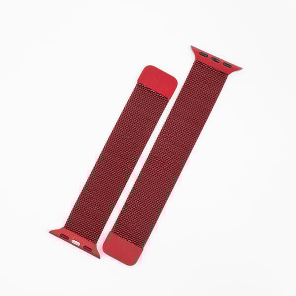 Meshband till Apple Watch - Wine Red