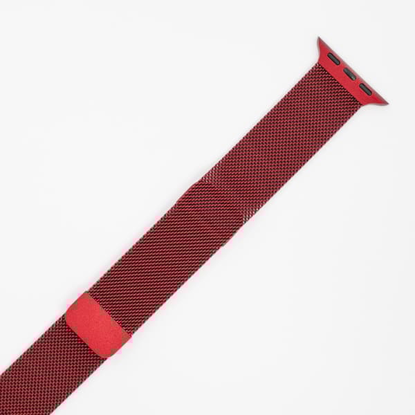 Meshband till Apple Watch - Wine Red