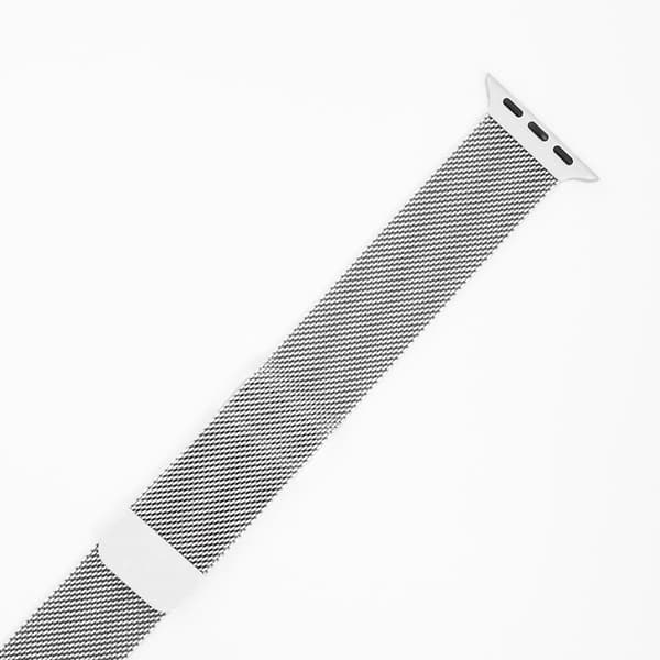 Meshband till Apple Watch - Silver