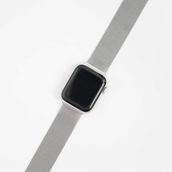 Meshband till Apple Watch - Silver Silver Apple Watch 42-45mm