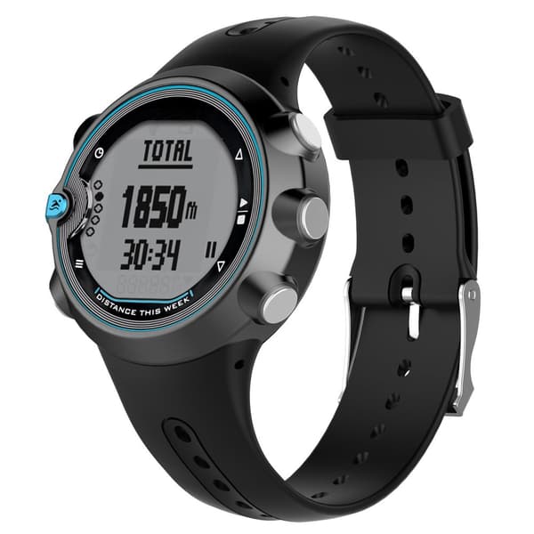 INF Blødt silikone udskiftningsbånd/Armbåndsrem til Garmin Swim Watch Sort