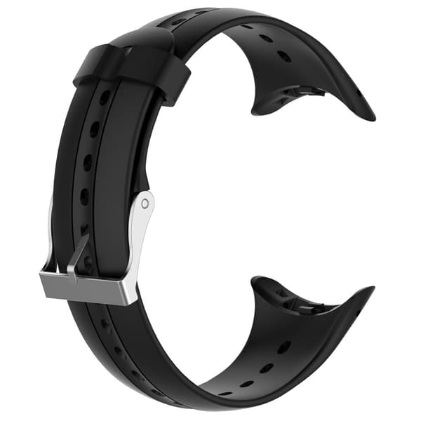 INF Blødt silikone udskiftningsbånd/Armbåndsrem til Garmin Swim Watch Sort