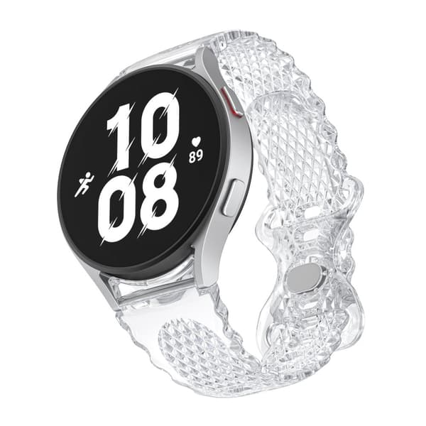 TPU Crescent Lace Strap Ur-armbånd til Galaxy Watch 4/5/5 PRO