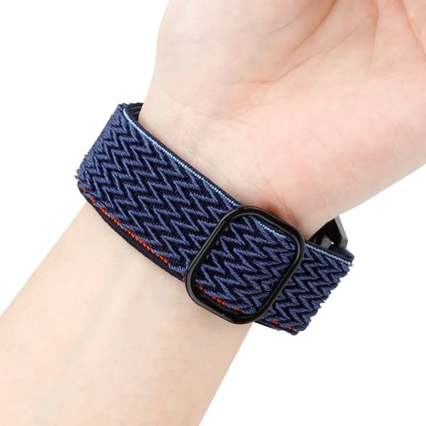 Nylon-rem med metallspänne 22 mm för Samsung Galaxy Gear S3 / Gear 2 - Ersättningsarmband för Huawei Watch GT för Watch 2 Pro för Ticwatch Pro uvm
