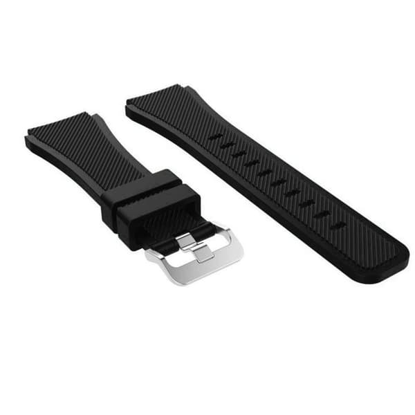 TPU-rem med metallstängning 22 mm för Samsung Galaxy Gear S3 / Gear 2 - Ersättningsarmband för Huawei Watch GT för Watch 2 Pro för Ticwatch Pro uvm