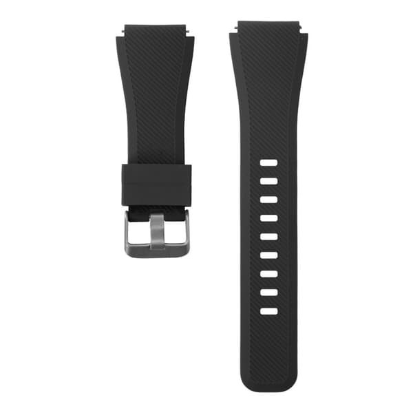 TPU-rem med metallstängning 22 mm för Samsung Galaxy Gear S3 / Gear 2 - Ersättningsarmband för Huawei Watch GT för Watch 2 Pro för Ticwatch Pro uvm