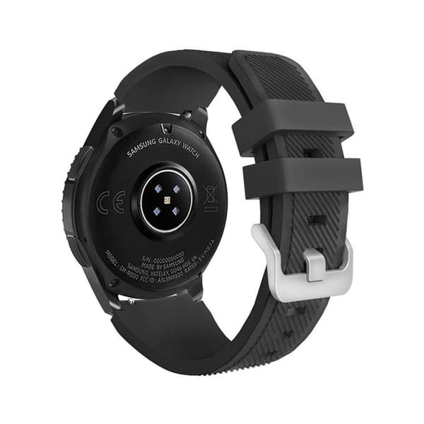 TPU-rem med metallstängning 22 mm för Samsung Galaxy Gear S3 / Gear 2 - Ersättningsarmband för Huawei Watch GT för Watch 2 Pro för Ticwatch Pro uvm