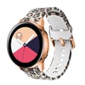 Miniatyrbild 1 av 5: Silikon-rem 20mm för Samsung Galaxy Watch 42mm / 3 / 4 / 5 - Ersättningsarmband för Huawei Watch 2 för Nokia Steel för LG Watch Sport uvm i Print