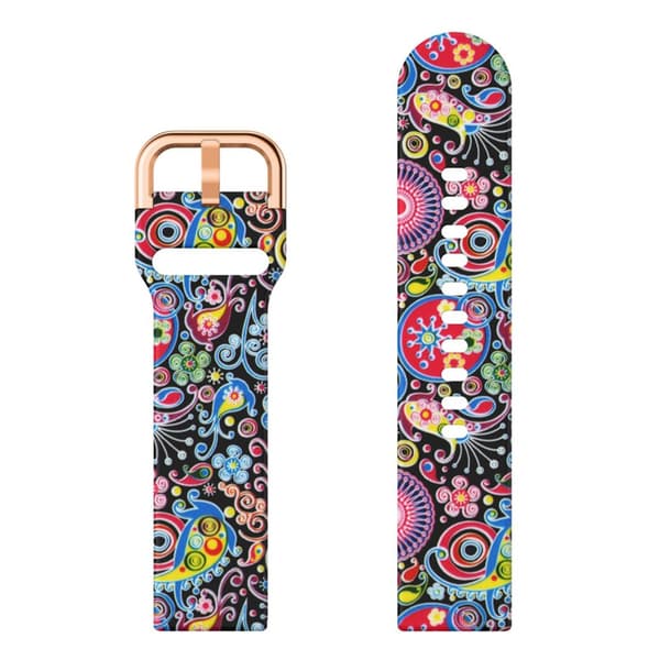 Silikon-rem 20mm för Samsung Galaxy Watch 42mm / 3 / 4 / 5 - Ersättningsarmband för Huawei Watch 2 för Nokia Steel för LG Watch Sport uvm i Print