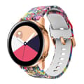 Miniatyrbild 1 av 5: Silikon-rem 20mm för Samsung Galaxy Watch 42mm / 3 / 4 / 5 - Ersättningsarmband för Huawei Watch 2 för Nokia Steel för LG Watch Sport uvm i Print